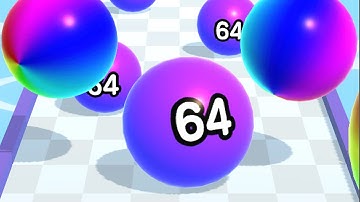 Ball Run 2048 - All Levels Gameplay Android, iOS ( Levels 717 - 742 )