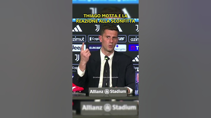 THIAGO MOTTA e la REAZIONE allo 0-4 contro l'Atalanta