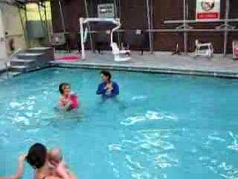 Ciara swimming