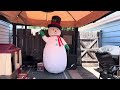 Gemmy 2016 Projection Swirl Snowman Inflatable Review