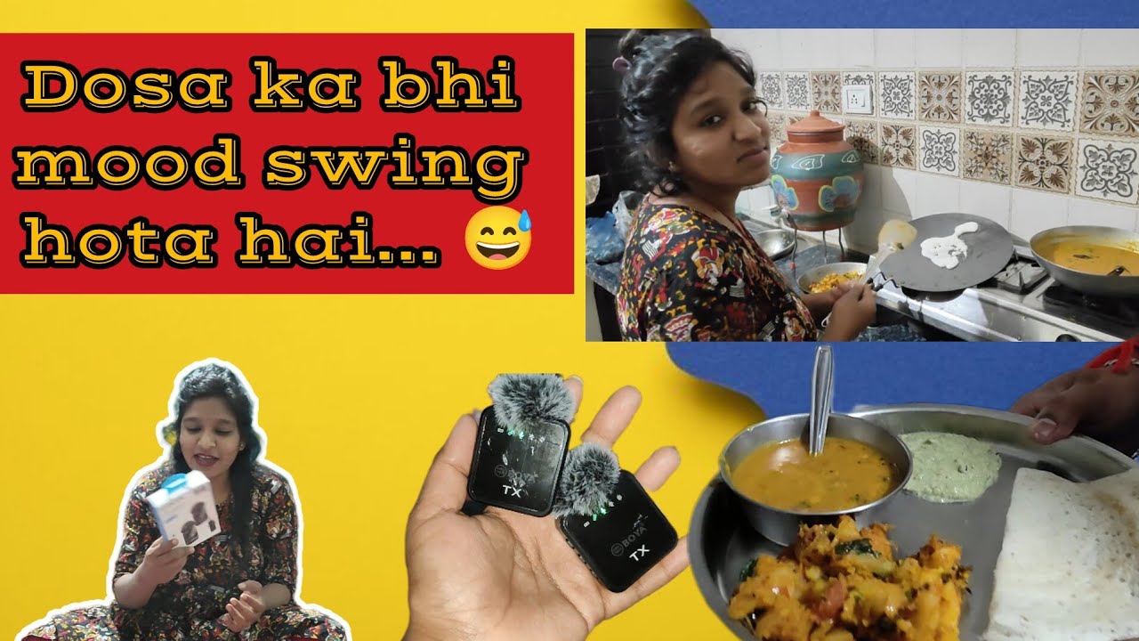 Fri(Satyam)day • New Mic  • Dosa ka mood swings • Reality vlog... 