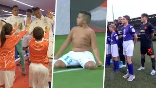 15 heartwarming and funny football moments with mascots (ft. Messi, Mbappé and Griezmann)