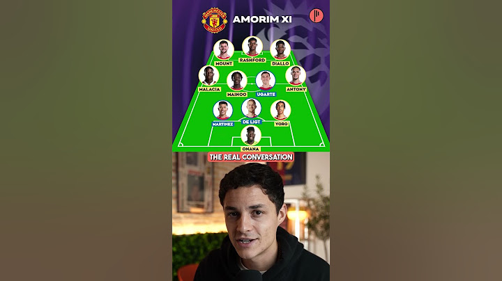 Amorim’s First Manchester United Line Up