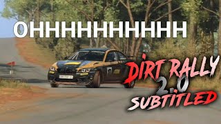 When you don't pay attention to pace notes | Dirt rally 2.0 subtitled
