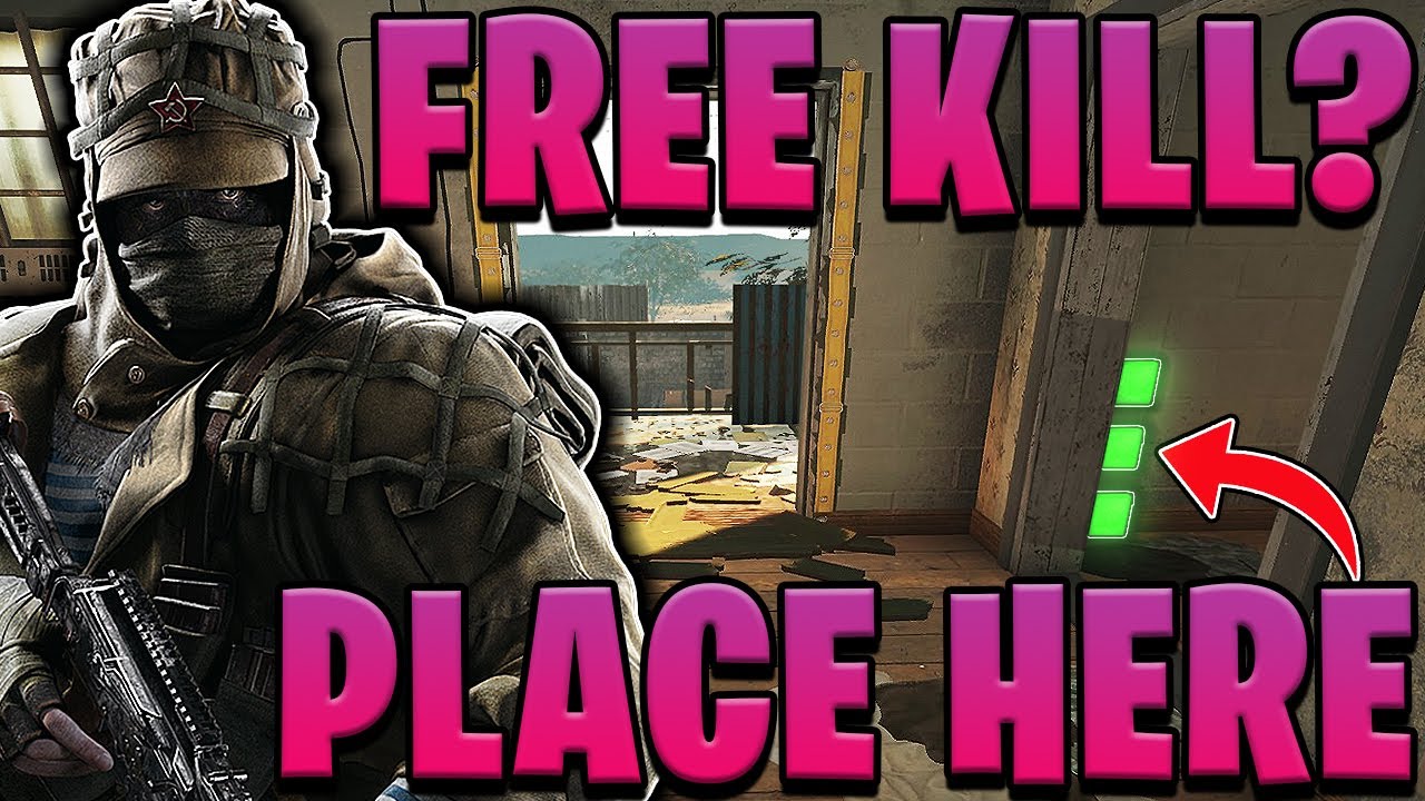 ACTUAL FREE KILLS! 25 Secret Kapkan Spots Across 7 Ranked Maps - Kapkan Guide 2023