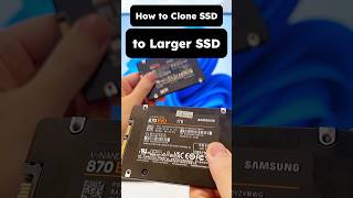 SSD をより大きな SSD にクローンする方法 #pctips #techtips #cloneharddrive