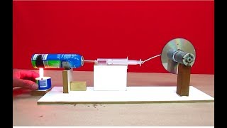 DIY Steam Engine Generator At Home - This Steam Engine Can Generate Power