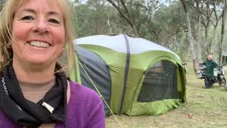 Camping at Glen Davies, NSW, Australia