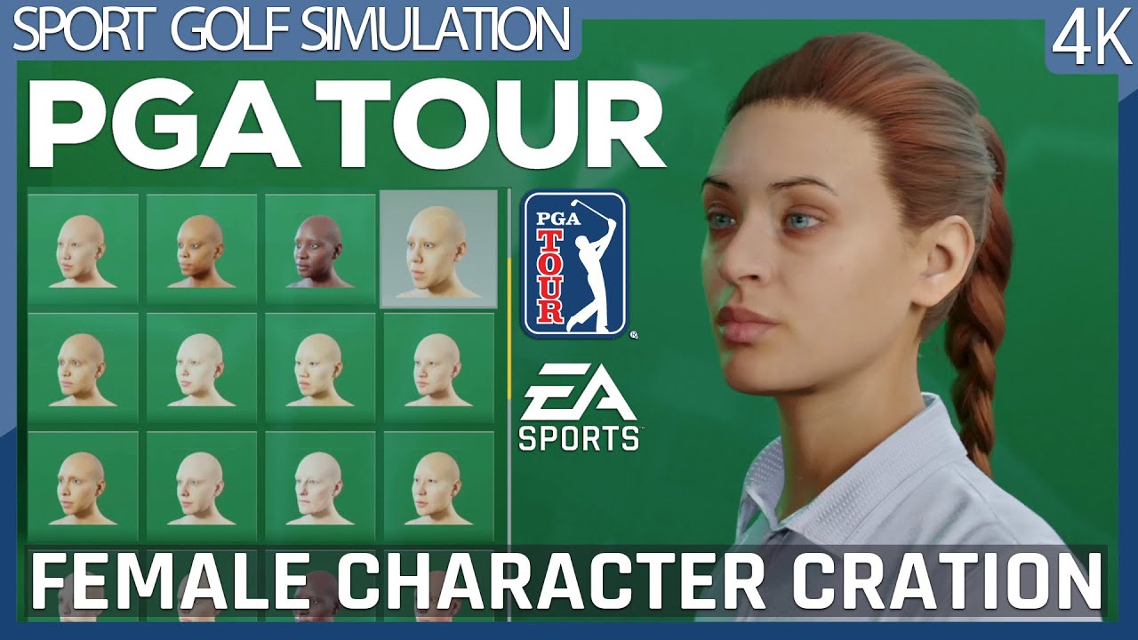 pga tour 2k23 female character creation