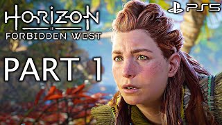 Horizon Forbidden West: PS5 PART 1, Early Gameplay Walkthrough Livestream Full Game