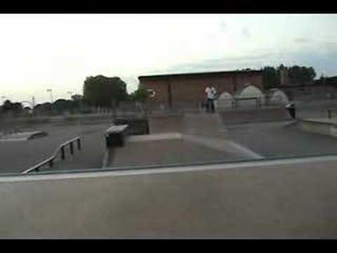 Noah Hevey at Chanhassen Skate park in Minnesota. Summer 2007.