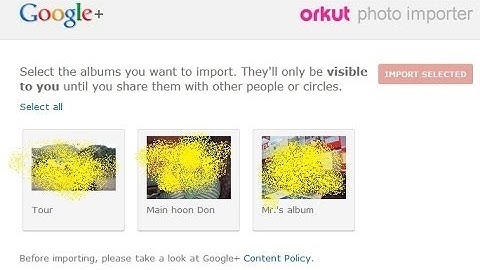 How to Transfer all photos of Orkut into Google +