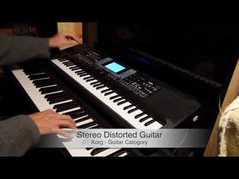 Korg microARRANGER - Tutorial / Review #7- SOUNDS - Guitars