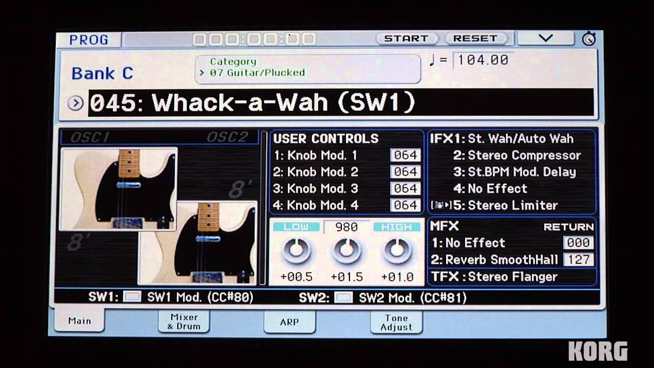 Korg In The Studio - Krome Music Workstation -- TouchView Navigation Tips & Tricks