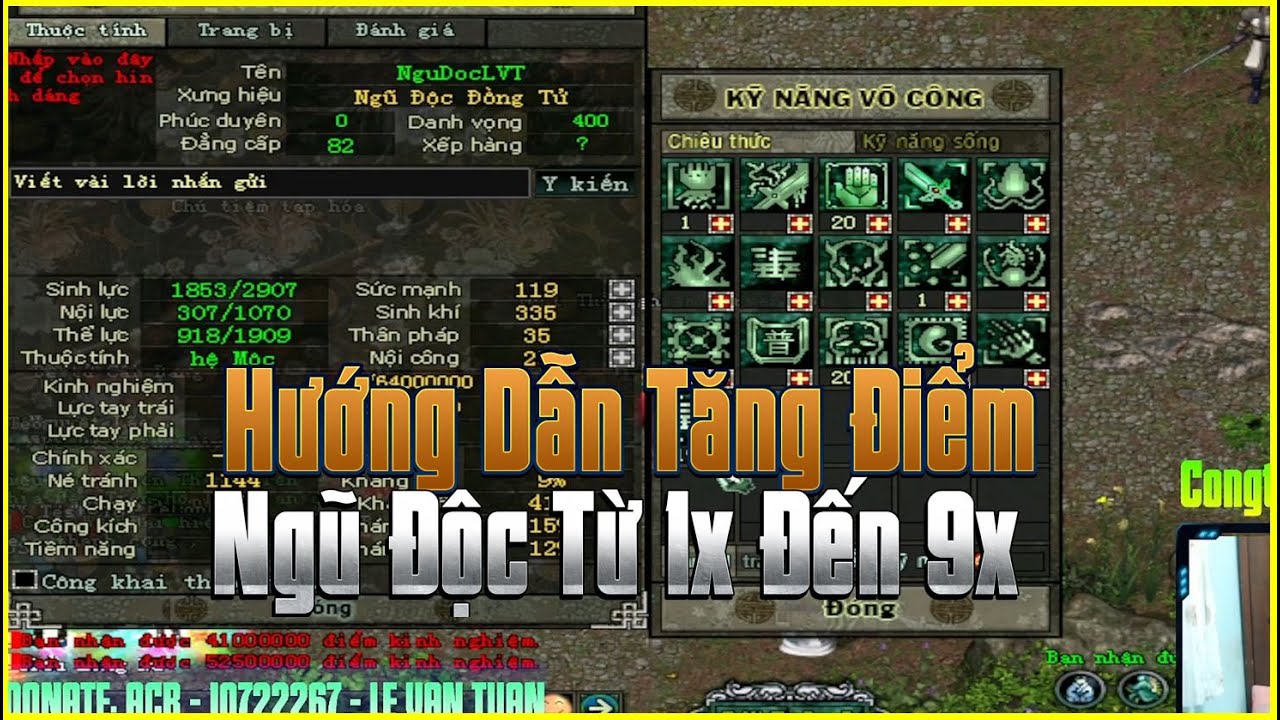 Hướng Dẫn Cách Tăng Điểm Ngũ Độc Từ Cấp 10 Đến 90 Cày Cấp Tối Ưu Nhất ...