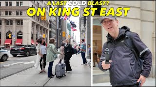 Royally COLD: Along All Of King St E Through Old Town & Corktown & A Strides Sighting | Toronto Walk