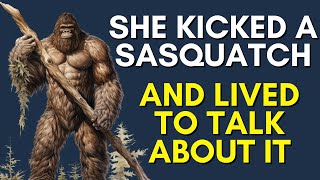 She Kicked The Sasquatch  And Almost Took Out His Family Jewels!