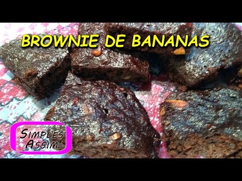 Vídeo: Como Fazer Brownie De Banana E Coco