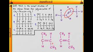 BMAT 2018 Section 2 - Q18 Chem - Polymers - Worked Solution