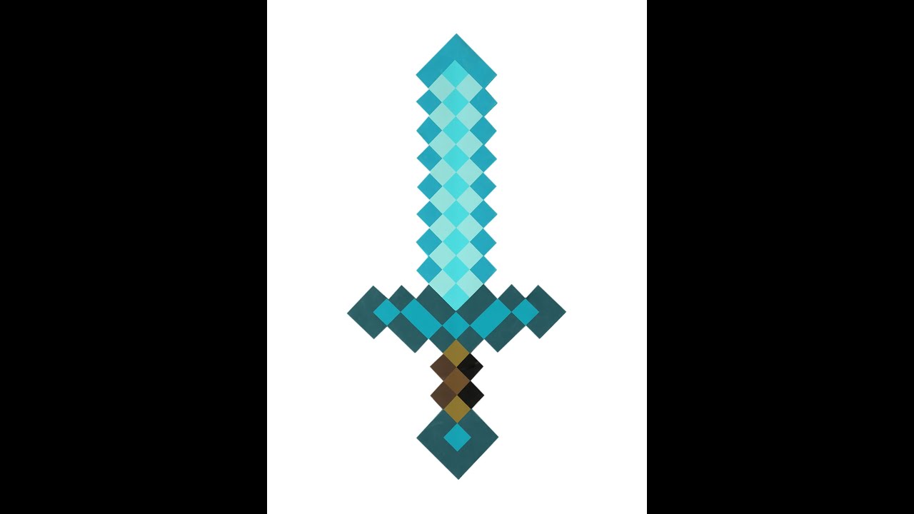 Minecraft Diamond Sword Cursor