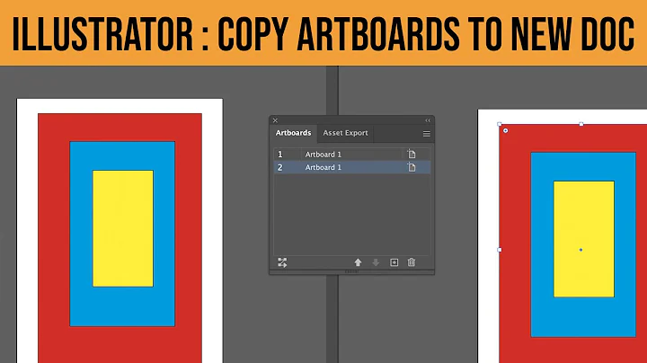 How To Copying Artboards To New Documents In Illustrator