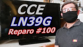 CCE LN39G - DEFEITO NO DISPLAY - SERÁ QUE TIVE SORTE - Vídeo Nº 100 #alexeletrônica