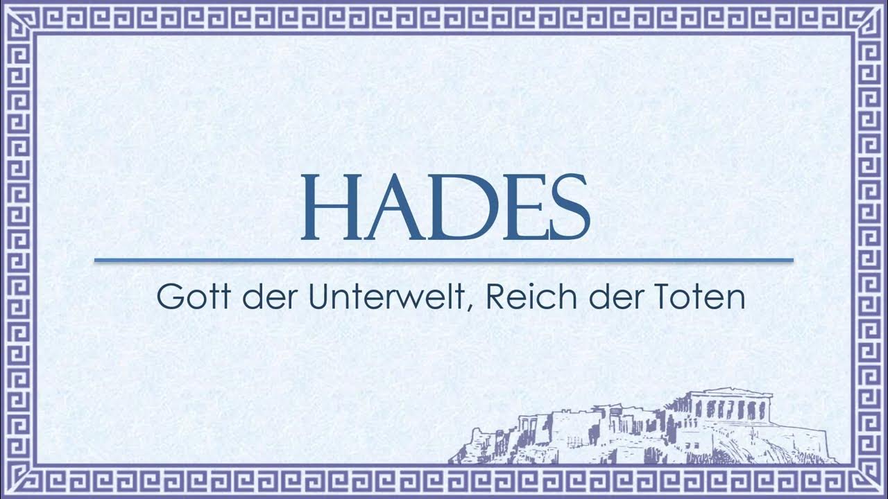 Hades einfach und kurz erklärt YouTube