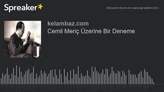 Cemil Meriç Üzerine Bir Deneme - Kelambaz.com
