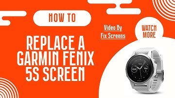 TUTORIAL How To Replace A Garmin Fenix 5s Screen | DIY Repair