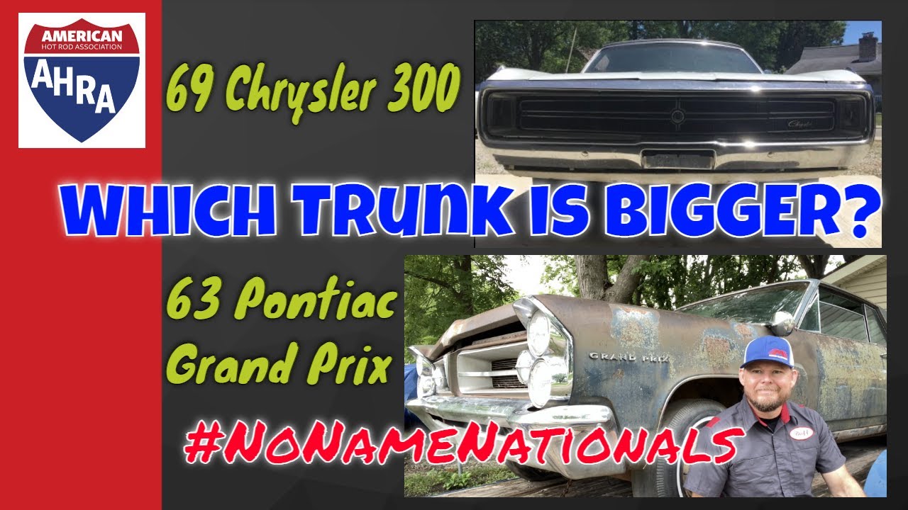 Measuring Contest with  @Mostly Old Parts And Rust  Pontiac vs Chrysler 300 Trunks