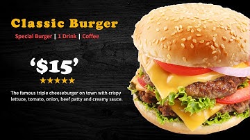 Digital Menu Board for Restaurants and Take-away: easy to edit