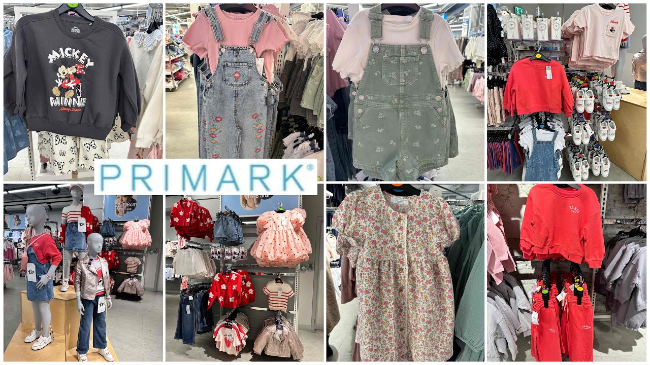 Primark kids girls clothes 1-8 years new collection / February 2025