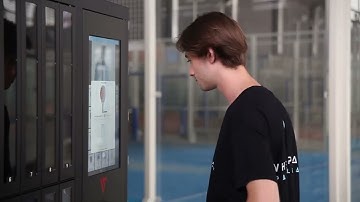 Customer case paddle racket vending machine smart locker vending machine in Europe