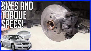 How to Replace Front Brake Pads and Rotors BMW 3 Series 2006-2011 | EASY!