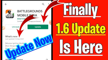 😍 Finally BGMI 1.6 Update Option Not Showing In Playstore|How To Update 1.6 Version In BGMI|