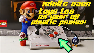 NES Advantage Controller with original protective plastic, a peel over 30 years in the making