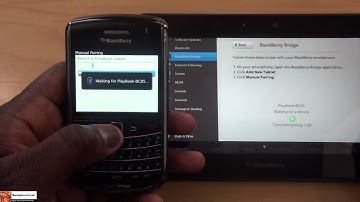 How to Setup Blackberry Bridge & internet Tethering on the Playbook