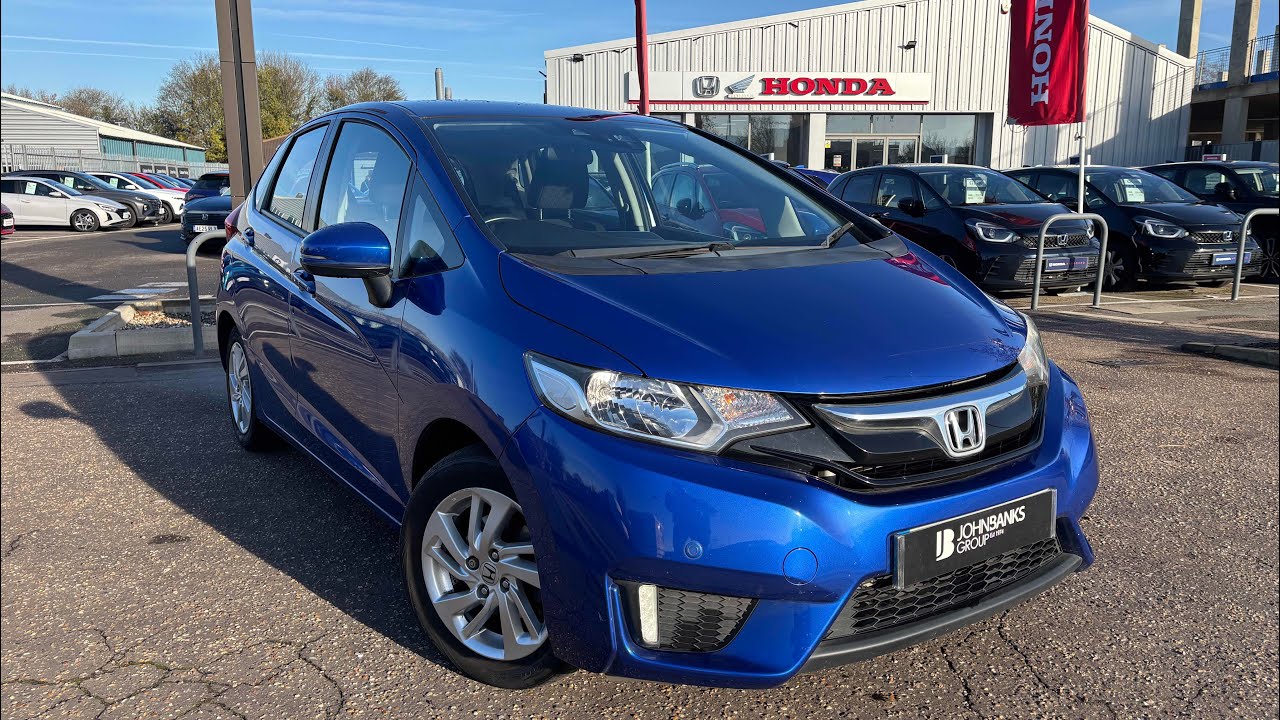 honda-jazz-se-cvt-in-metallic-blue-youtube