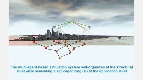 Simulation of a Self-Organizing Traffic Network