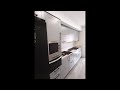 Cocina Lacada con Electrodomesticos Cristal Negro // Cocinas Suarco