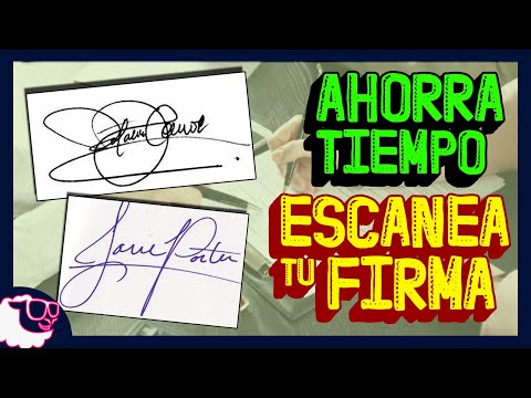 Escanea tu firma y úsalo en tus  documentos