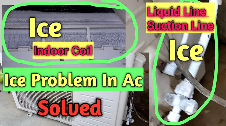 Split Ac Suction Line ice reason।Ac Mein ice kyo ati hai।Split Ac ice Problem In indoor