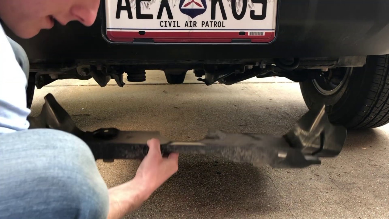 Front Oem Skid Plate Removal 3rd Gen Tacoma Youtube