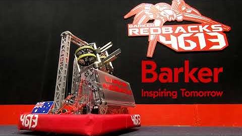 Barker Redbacks FRC Team 4613 - Robot Reveal 2021