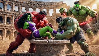  RED HULK ने हल्क की पूरी फैमिली KIDNEP कर ली | FULL EPIC FIGHT ! "Hulk Hindi"Red Hulk vs Green Hulk