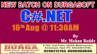 New Batch On C#.NET by Mr. Mohan Reddy On 16th Aug @11:30AM At Maitrivanam(HYD) - Offline Batch screenshot 5