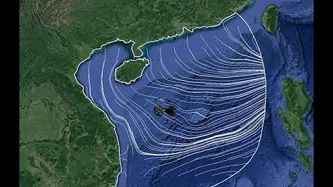 [KMZ] Stream Lines of Currents during Typhoon Hato