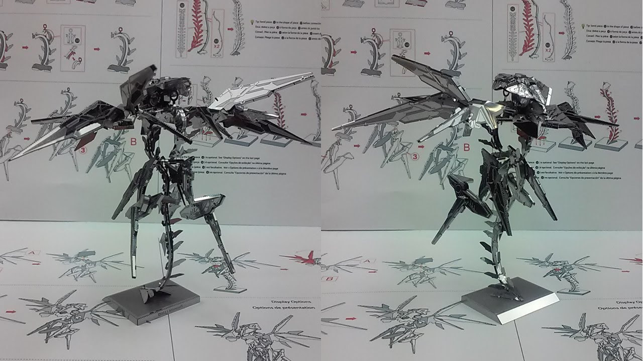 HALO5 lEarth製Guardianモデル組み立てキット Metal Earth Build - Halo Guardian - YouTube