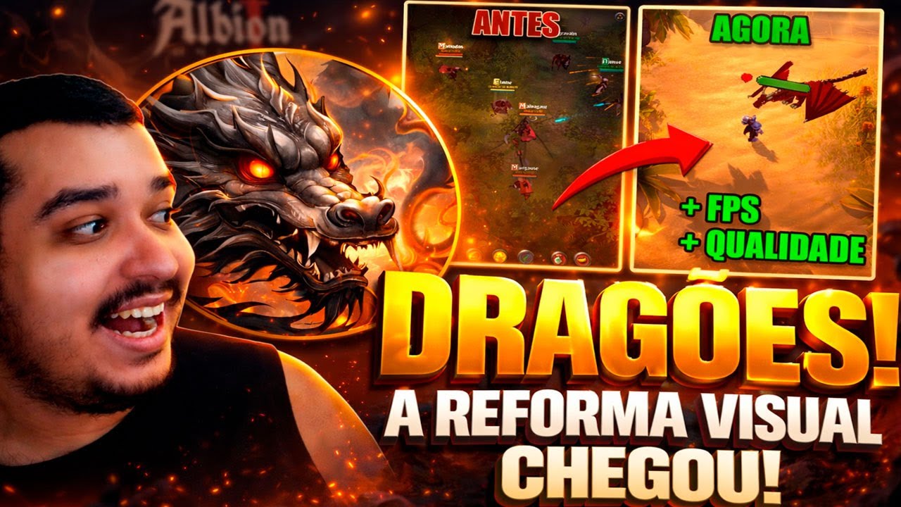 🔥 DRAGOES,REWORK VISUAL e MUITO MAIS! NOVA ATUALIZAÇAO DRAGOES! - Albion Online