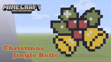 Minecraft: Pixel Art Tutorial and Showcase: Christmas Jingle Bells